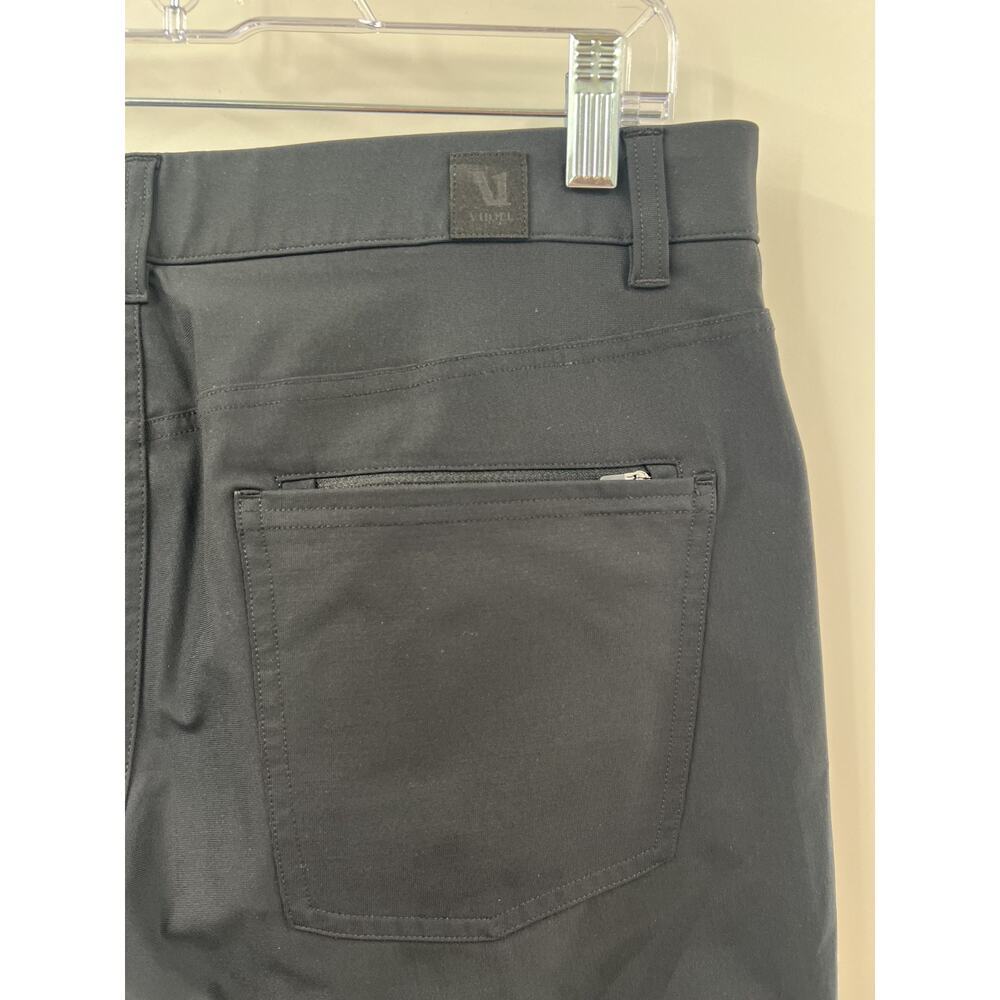 Vuori Meta Pants Men’s 32x32 Black Stretch Performance Travel Casual - Picture 6 of 8